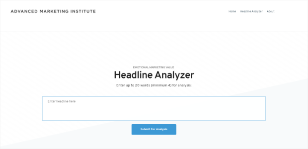 emv headline analyzer tool