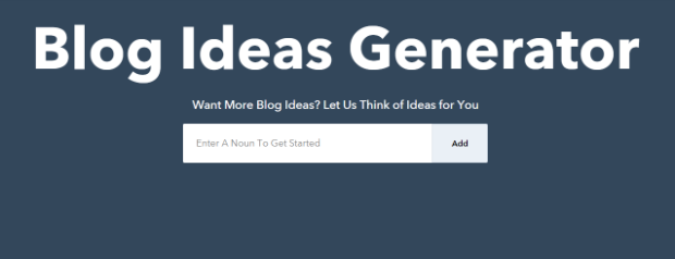 hubspot blog topic generator tool