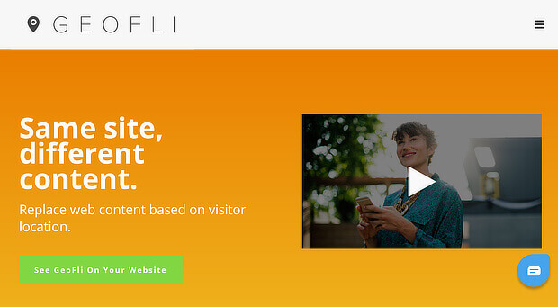 GeoFli ecommerce Website Personalization