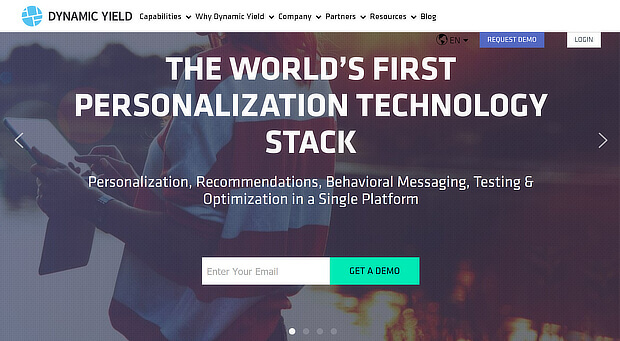 Personalization platforms — Dynamic Yield(1)