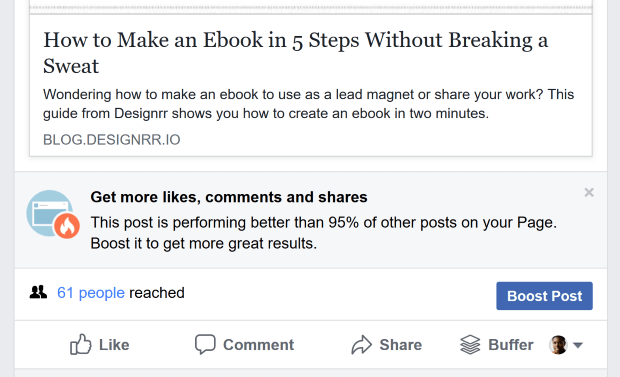 fb boost post prompt