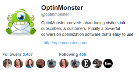 OptinMonster Twitter button