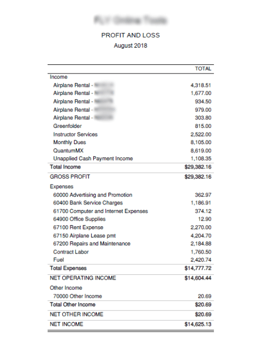 income statement