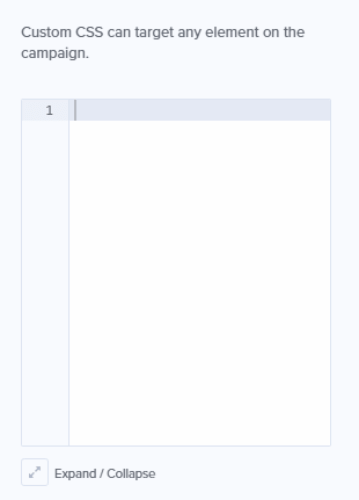 custom css field