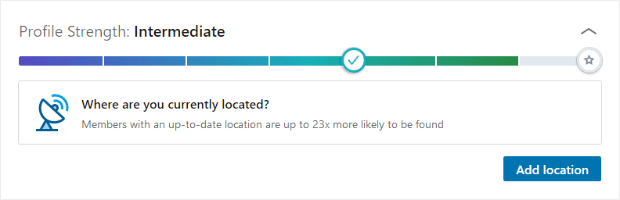 linkedin completeness meter