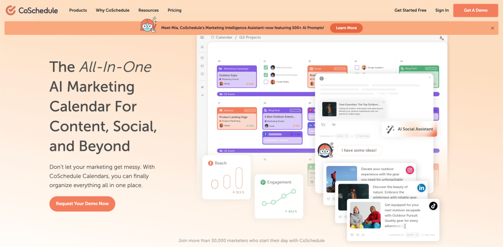 CoSchedule - Social Media Management Tools