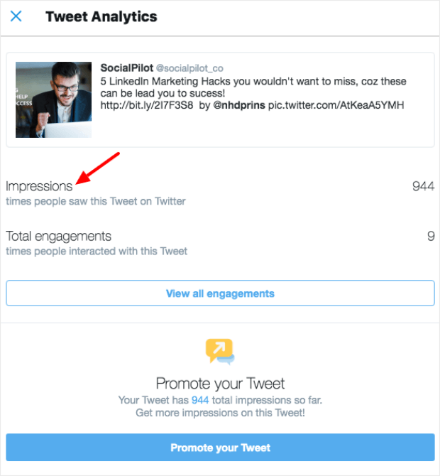 tweet impressions