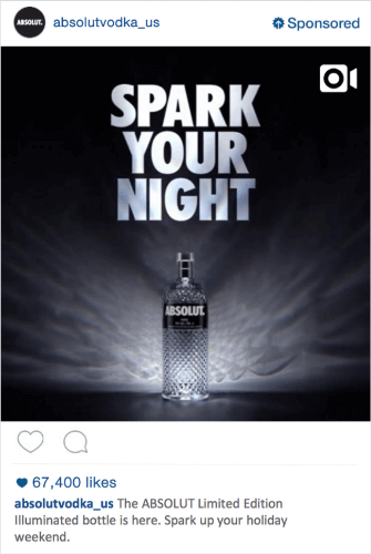 absolut instagram ad