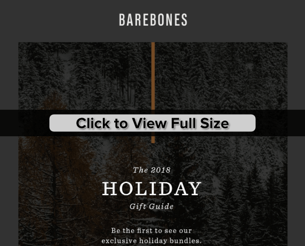 barebones holiday gift guide