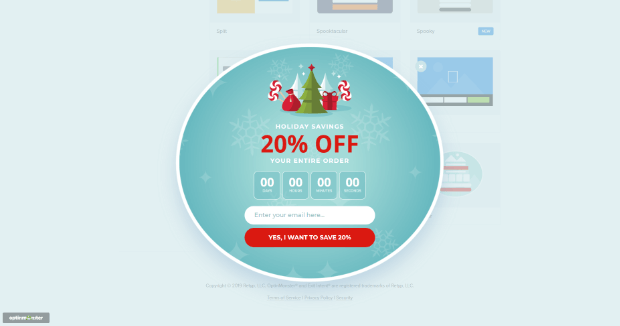 optinmonster holiday template