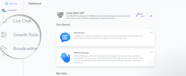 manychat growth tools