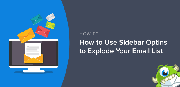 how to use sidebar optins