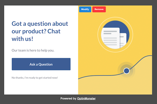 make money with optinmonster by answering visitor questions