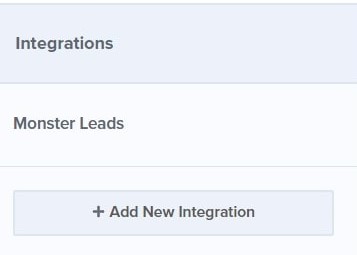 Add new OptinMonster integration