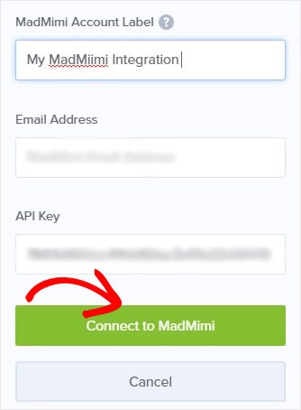 Connect Mad Mimi to OptinMonster