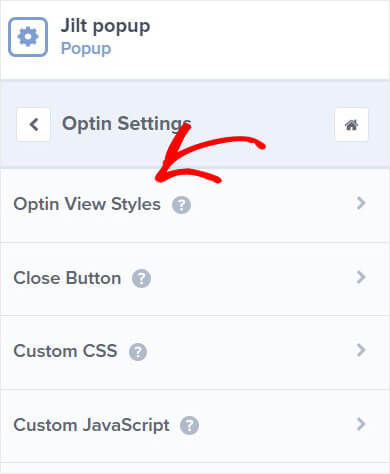 jilt popup optin view styles_