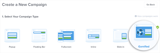Choose your gamified campaign