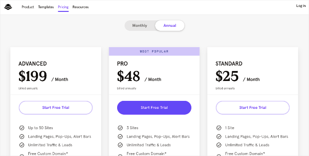 Leadpages Pricing