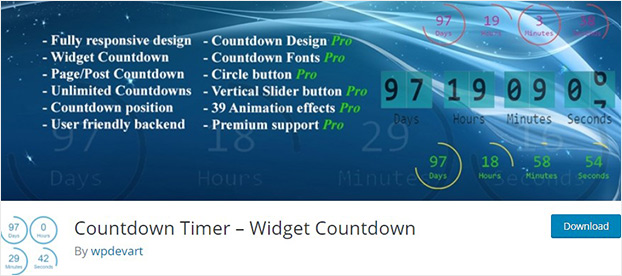 Countdown Timer – Widget Countdown