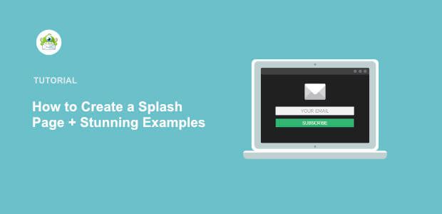 What Is a Splash Page & How to Create One? (+14 Examples)