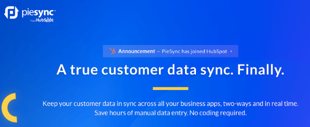 PieSync integration