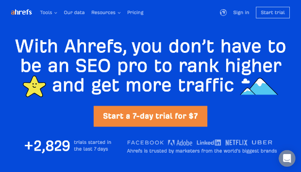 ahrefs example