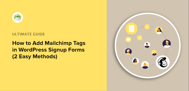 add mailchimp tags in sign up form