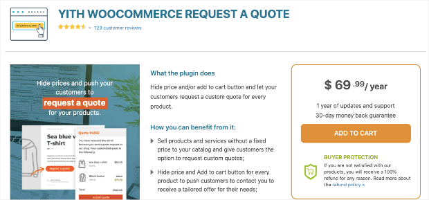 yith woocommerce request a quote