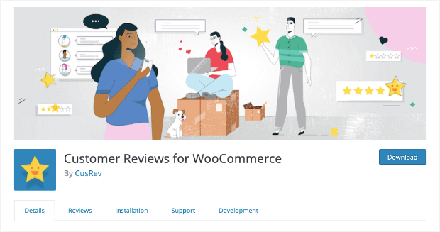 customer reviews for woocommerce