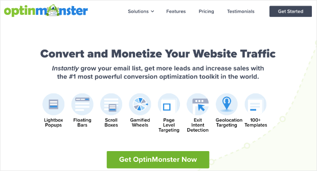 OptinMonster is a great way to promote your Challenge Funnel