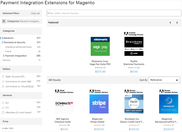 payment integrations for magento