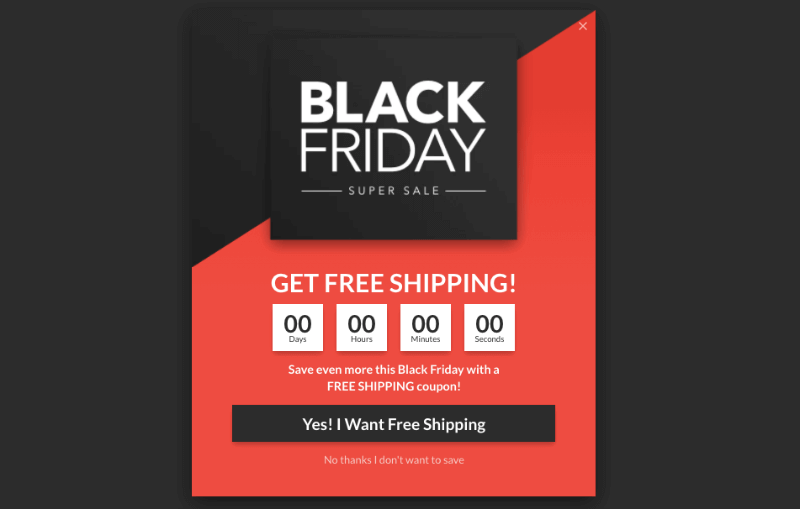 black friday holiday template