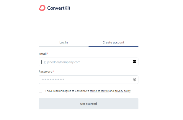 convertkit signup