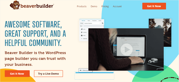 beaver builder homepage