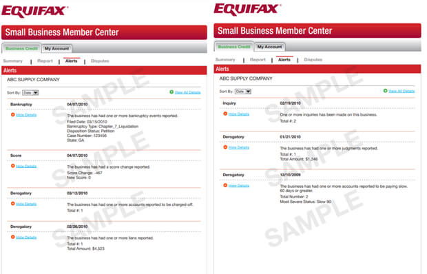 equifax business credit score