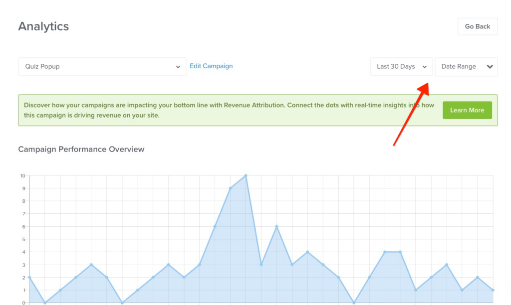 optinmonster native analytics screen