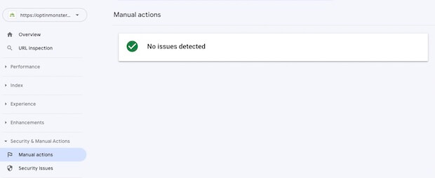 Google Search Console | Manual Action