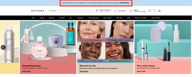 Sephora Loyalty Program Sales Promotion Example