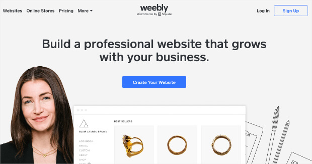 weebly homepage